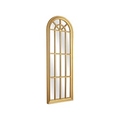 Wandspiegel Romimex Gold Harz Fenster 61 x 178 x 4 cm