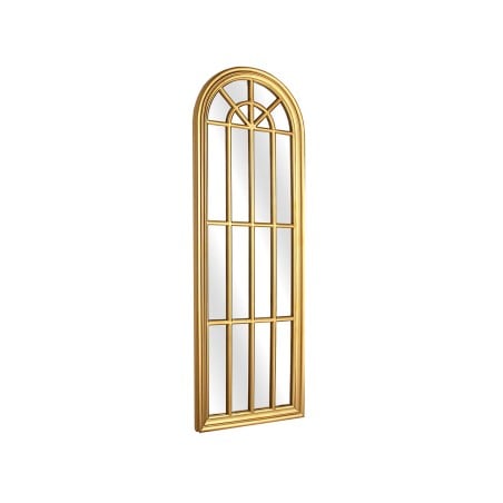 Wall mirror Romimex Golden Resin Window 61 x 178 x 4 cm