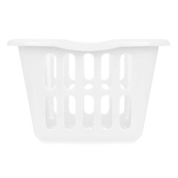 Panier Blanc polypropylène 50 L 58 x 24 x 42 cm (12 Unités)