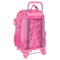 Cartable à roulettes Minnie Mouse Loving Rose 33 x 42 x 14 cm