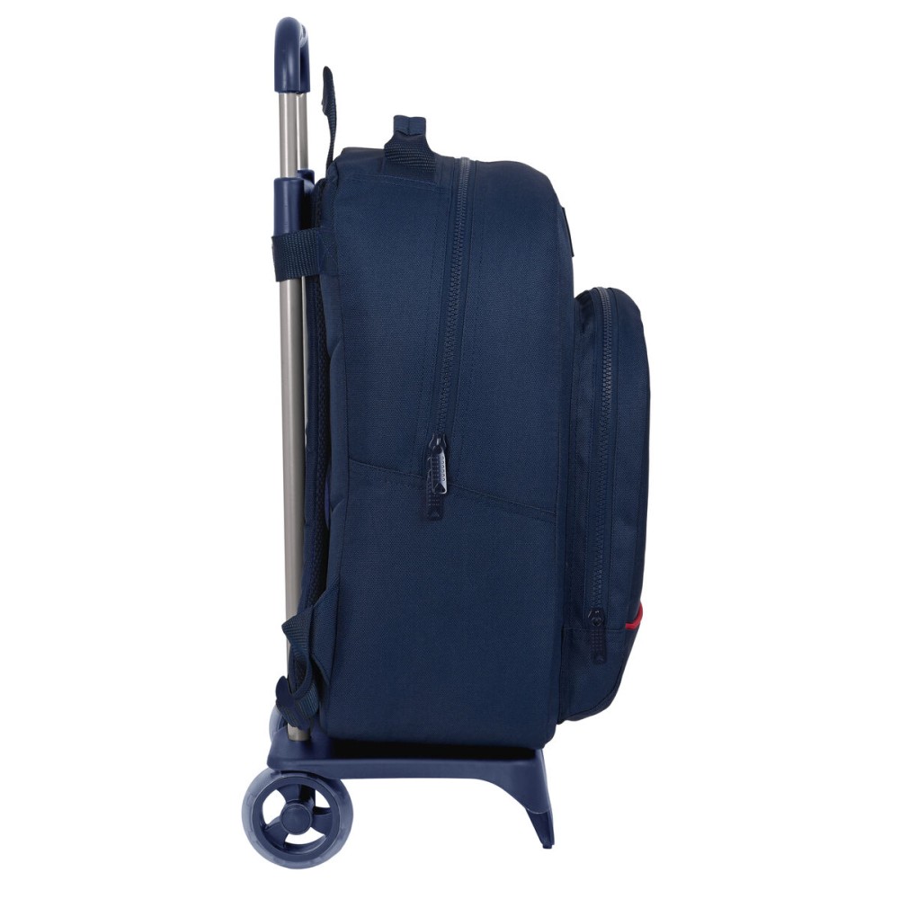 School Rucksack with Wheels BlackFit8 Navy Blue 32 x 42 x 15 cm