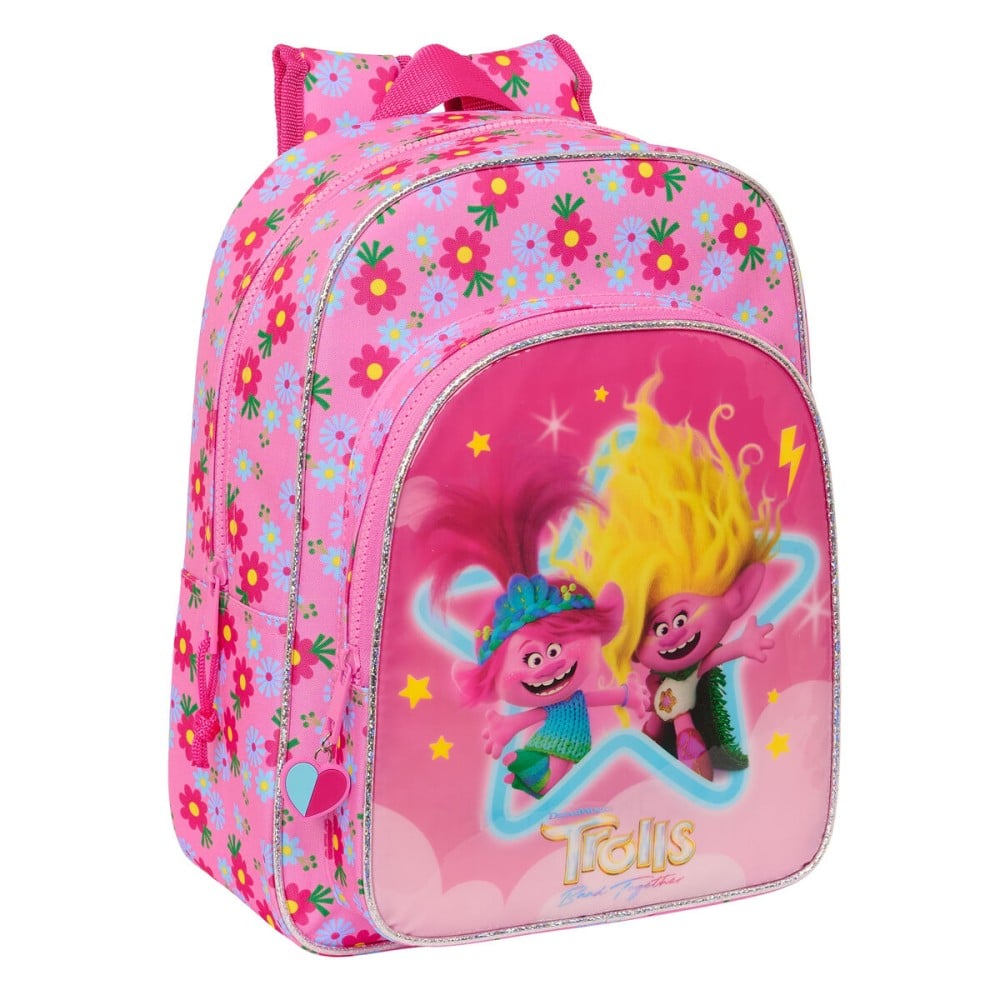 Kinderrucksack Trolls Rosa 26 x 34 x 11 cm