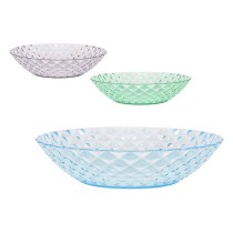 Deep Plate La Mediterránea Plastic 20 x 20 x 4,5 cm (24 Units)