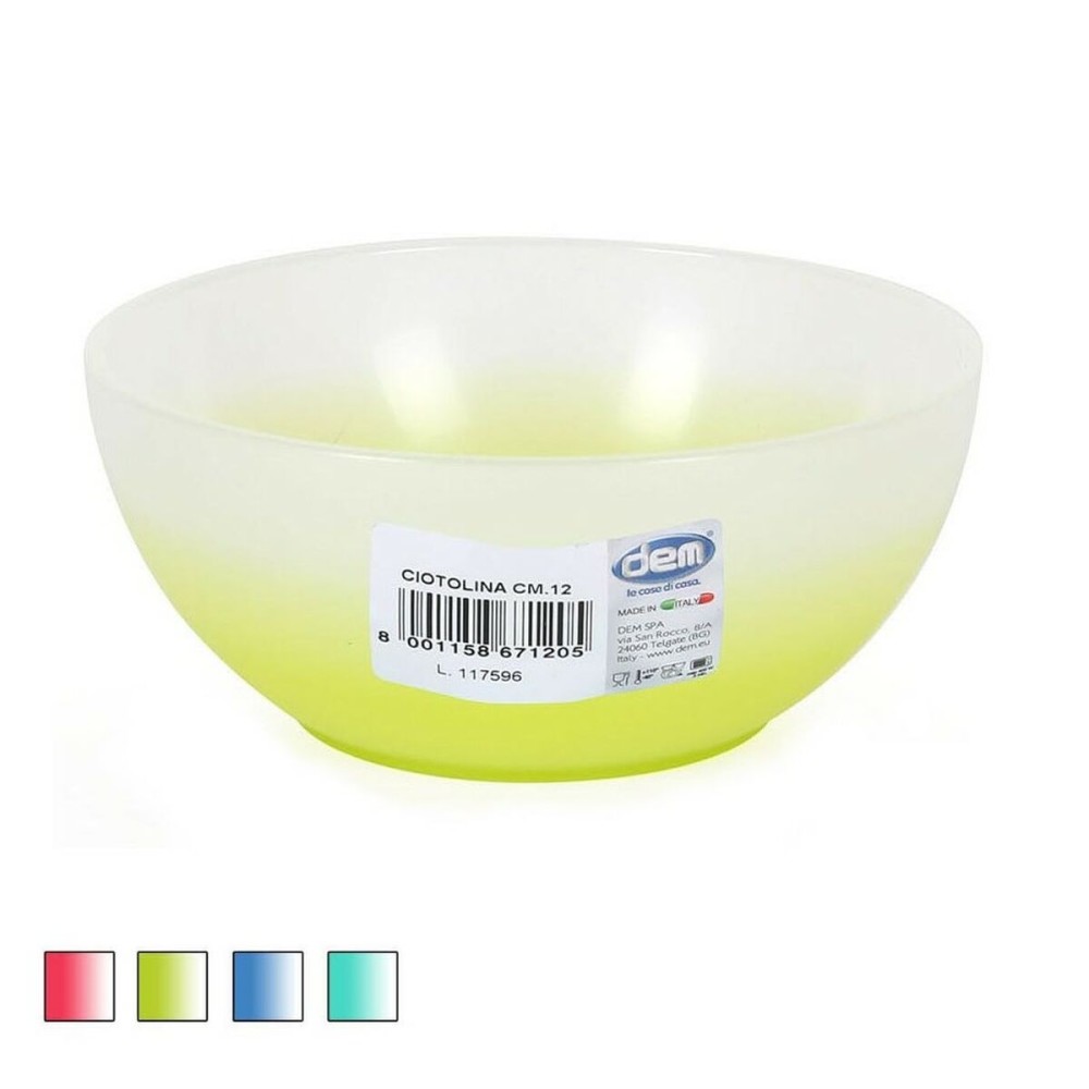 Bowl Dem Cristalway Plastic 300 ml ø 12 x 5 cm (36 Units)