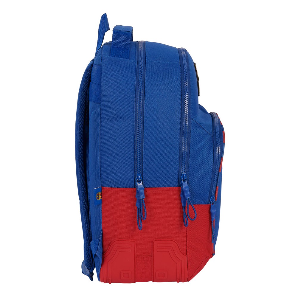 Schulrucksack F.C. Barcelona Blau Granatrot 32 x 42 x 15 cm