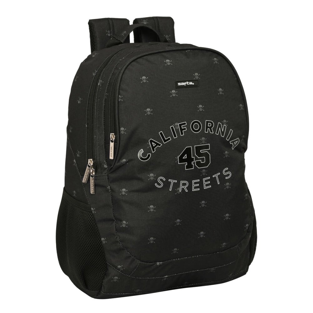 Schulrucksack Safta California Schwarz 32 x 44 x 16 cm