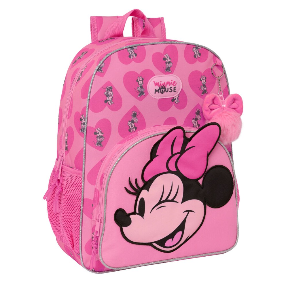 Cartable Minnie Mouse Loving Rose 33 x 42 x 14 cm