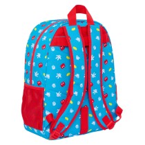 School Bag Mickey Mouse Clubhouse Fantastic Blue Red 33 x 42 x 14 cm