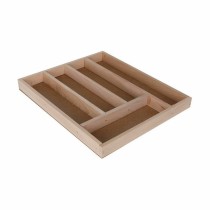 Cutlery Organiser Quttin Wood 33 x 28 x 3,5 cm (12 Units)