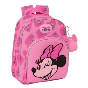 School Bag Minnie Mouse Loving Pink 28 x 34 x 10 cm