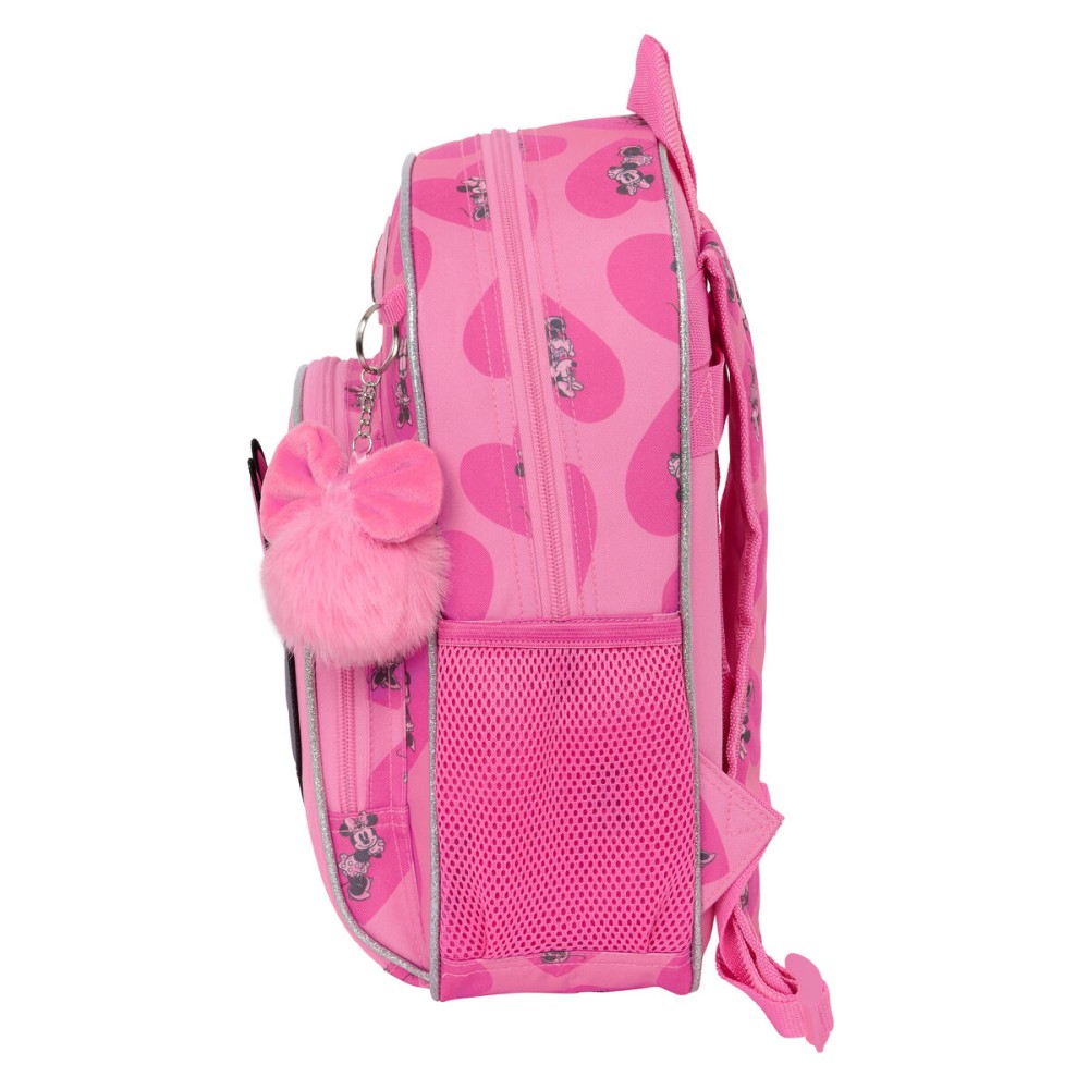 School Bag Minnie Mouse Loving Pink 28 x 34 x 10 cm