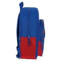 Cartable F.C. Barcelona Bleu Bordeaux 32 X 38 X 12 cm