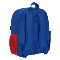 Cartable F.C. Barcelona Bleu Bordeaux 32 X 38 X 12 cm