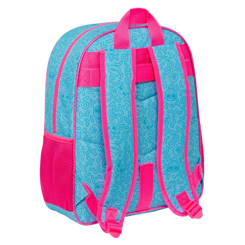 Cartable LOL Surprise! Divas Bleu 32 X 38 X 12 cm