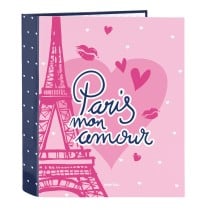 Ringbuch Safta Paris Rosa Marineblau A4 27 x 33 x 6 cm