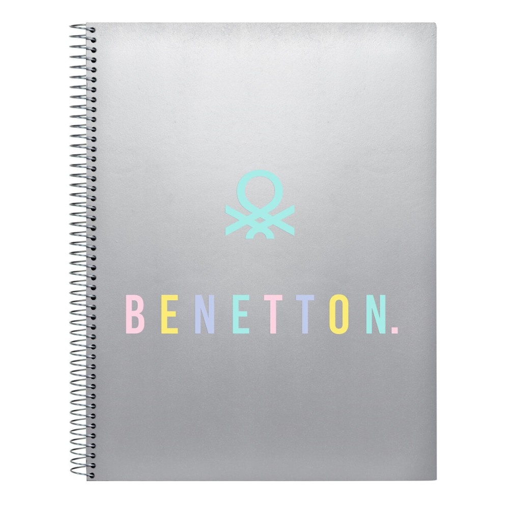 Carnet Benetton Silver Argenté A4 120 Volets