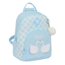 Rucksack Glow Lab Cisnes Mini Hellblau 25 x 30 x 13 cm