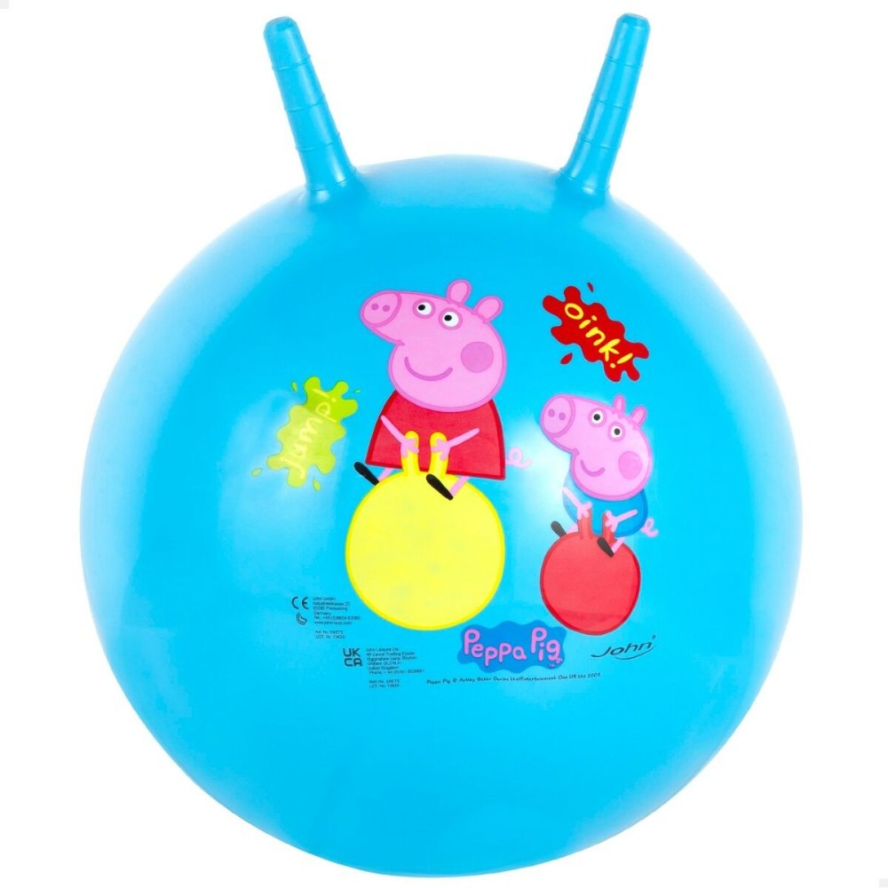 Boule à sauter Peppa Pig Ø 45 cm Bleu (10 Unités)