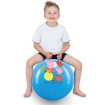 Springende Kugel Peppa Pig Ø 45 cm Blau (10 Stück)