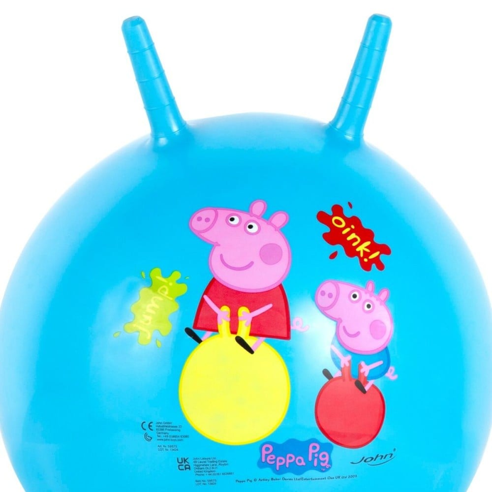 Springende Kugel Peppa Pig Ø 45 cm Blau (10 Stück)