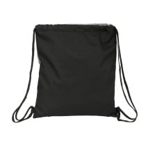 Rucksacktasche mit Bändern Harry Potter House of champions Schwarz Grau 35 x 40 x 1 cm