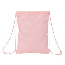 Rucksacktasche mit Bändern Safta Bunny Rosa 26 x 34 x 1 cm