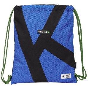 Rucksacktasche mit Bändern Kelme Royal Blau Schwarz 35 x 40 x 1 cm