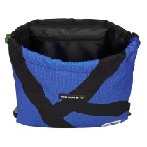 Sac à dos serré par des ficelles Kelme Royal Bleu Noir 35 x 40 x 1 cm