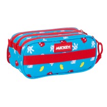 Zweifaches Mehrzweck-Etui Mickey Mouse Clubhouse Fantastic Blau Rot 21,5 x 10 x 8 cm