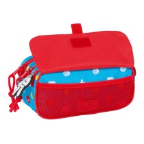 Trousse Fourre-Tout Double Mickey Mouse Clubhouse Fantastic Bleu Rouge 21,5 x 10 x 8 cm