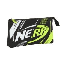 Dreifaches Mehrzweck-Etui Nerf Get ready Schwarz 22 x 12 x 3 cm