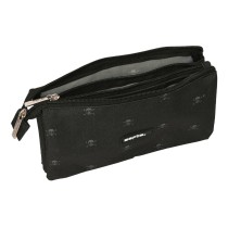 Dreifaches Mehrzweck-Etui Safta California Schwarz 22 x 12 x 3 cm