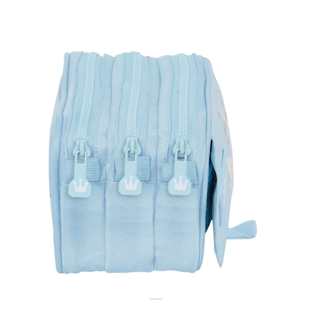 Trousse Fourre-Tout Triple Glow Lab Cisnes Bleu clair 21,5 x 10 x 8 cm