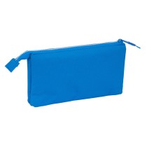 Dreifaches Mehrzweck-Etui R. C. Deportivo de La Coruña Blau 22 x 12 x 3 cm