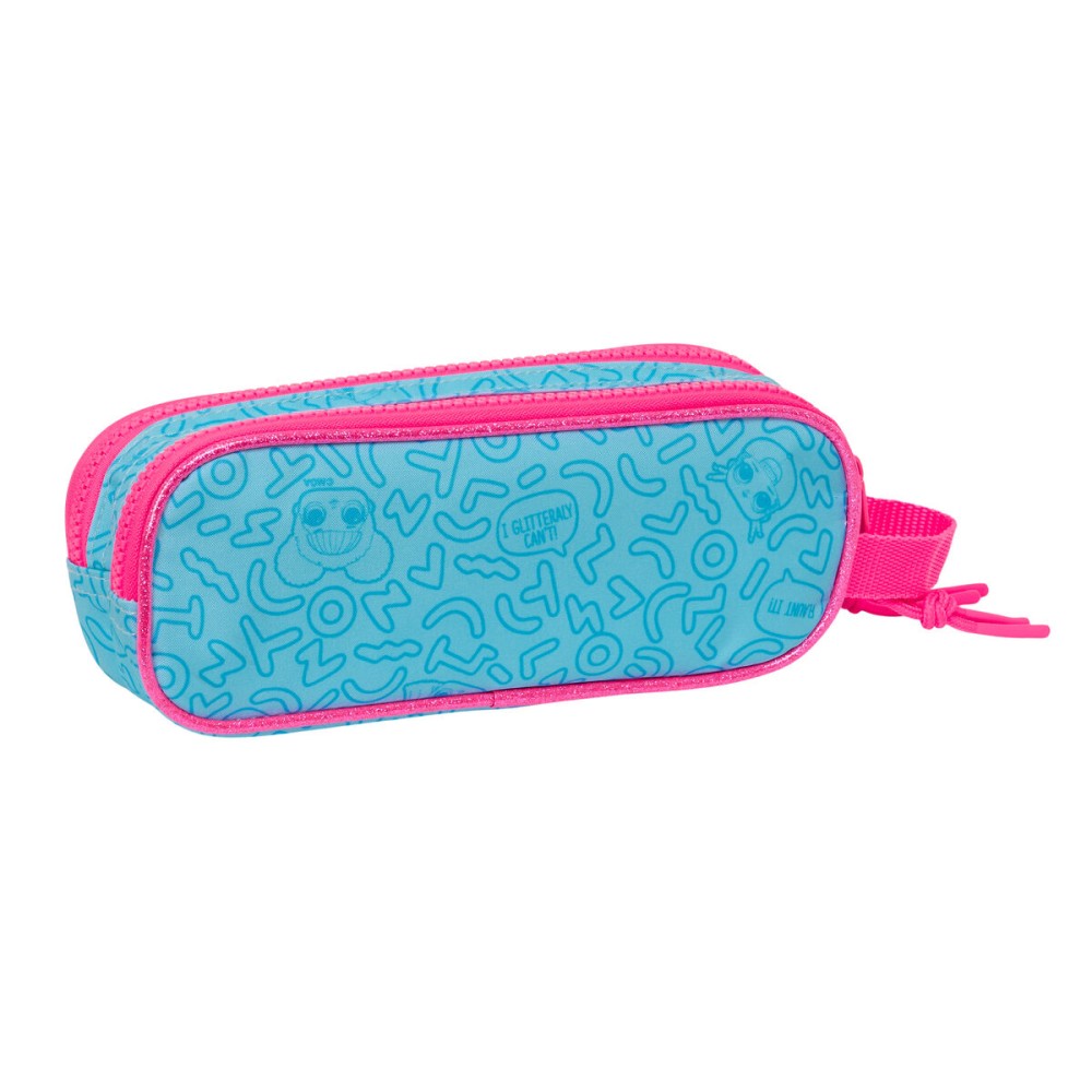 Trousse Fourre-Tout Double LOL Surprise! Divas Bleu 21 x 8 x 6 cm