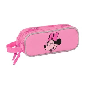 Double Carry-all Minnie Mouse Loving Pink 21 x 8 x 6 cm