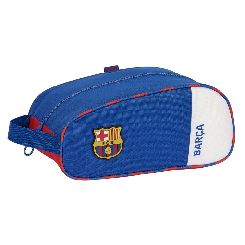 Schuhtasche für die Reise F.C. Barcelona Blau Granatrot 34 x 15 x 18 cm