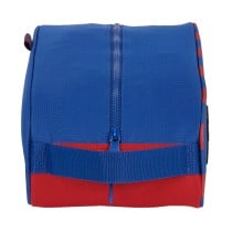 Schuhtasche für die Reise F.C. Barcelona Blau Granatrot 34 x 15 x 18 cm