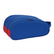 Schuhtasche für die Reise F.C. Barcelona Blau Granatrot 34 x 15 x 18 cm