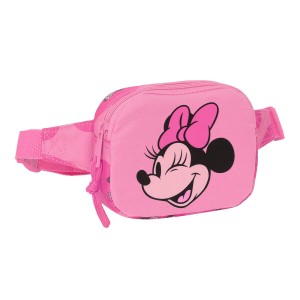 Belt Pouch Minnie Mouse Loving Pink 14 x 11 x 4 cm