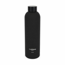 Thermal Bottle ThermoSport Soft Touch Black 1 L (6 Units)