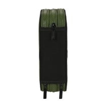 Triple Pencil Case Safta Dark forest Black Green 12.5 x 19.5 x 5.5 cm (36 Pieces)