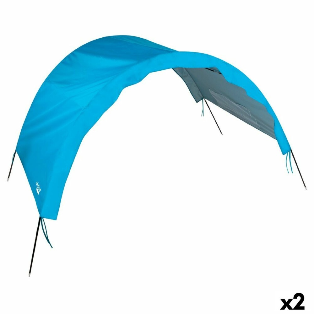 Awning Aktive Blue Beach Polyester 360 x 120 x 150 cm