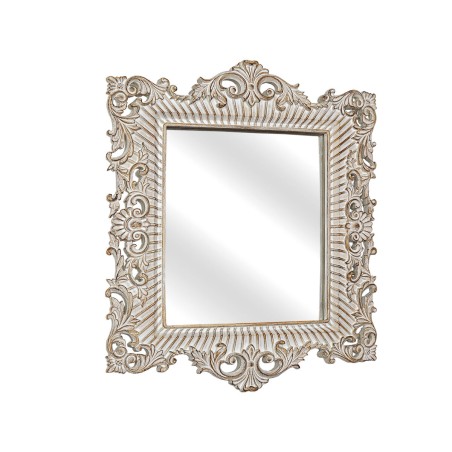 Wall mirror Romimex Natural Resin 35 x 30 x 2 cm