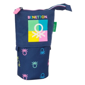 Trousse Gobelet Benetton Cool Blue marine 8 x 19 x 6 cm