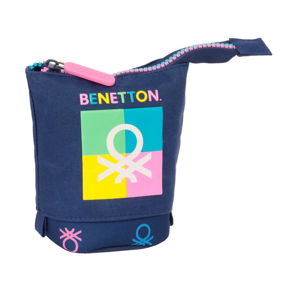 Trousse Gobelet Benetton Cool Blue marine 8 x 19 x 6 cm