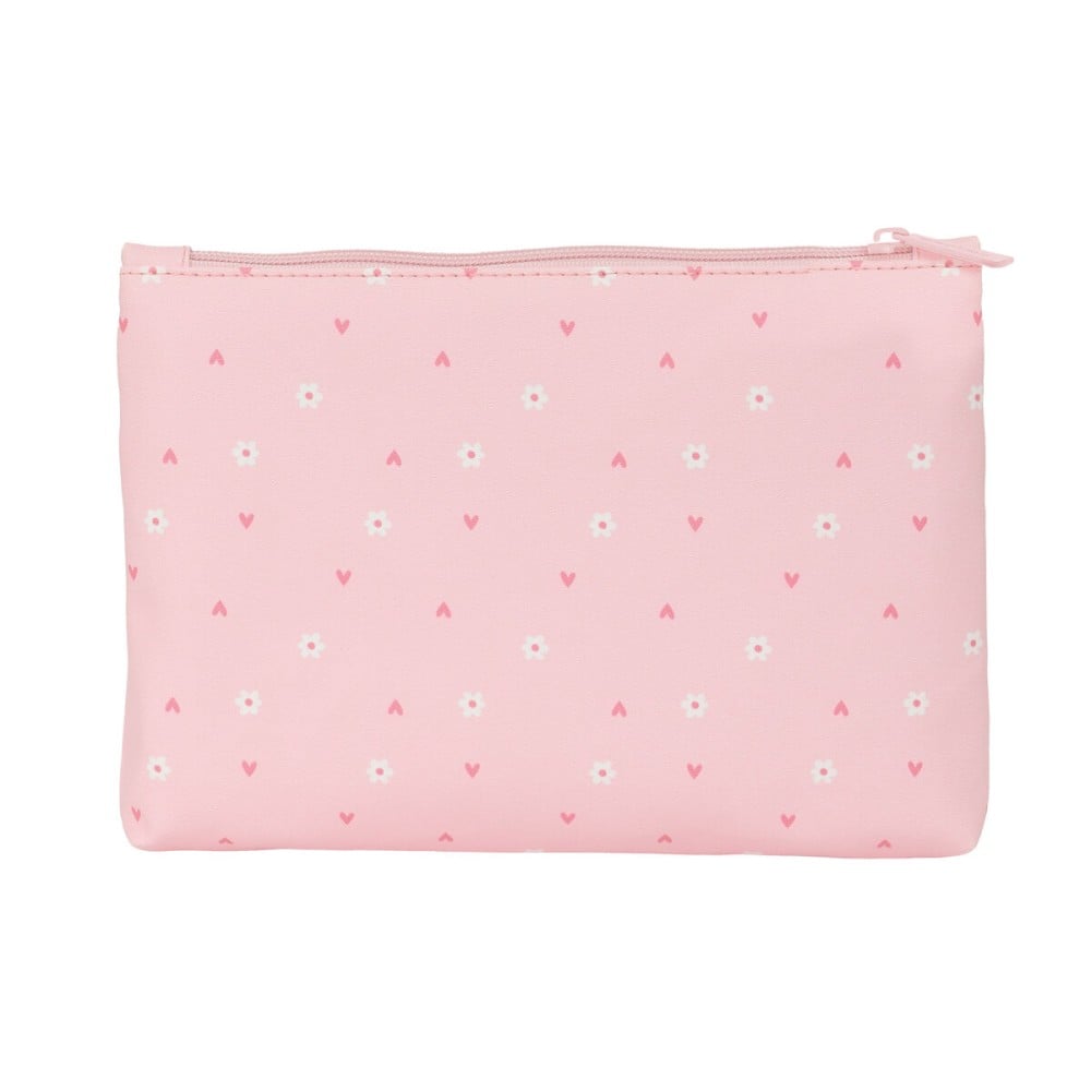 Trousse d'écolier Safta Bunny Lapin Rose 23 x 16 x 3 cm