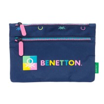 School Case Benetton Cool Navy Blue 23 x 16 x 3 cm