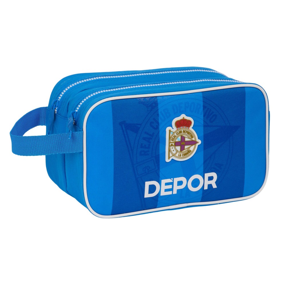 Trousse de Toilette R. C. Deportivo de La Coruña Bleu Sportif 26 x 15 x 12.5 cm