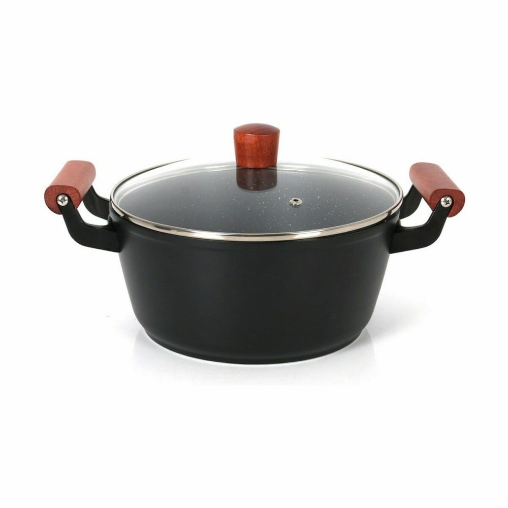 Casserole avec Couvercle en Verre Quttin Doha 39 x 28 x 15 cm (4 Unités)